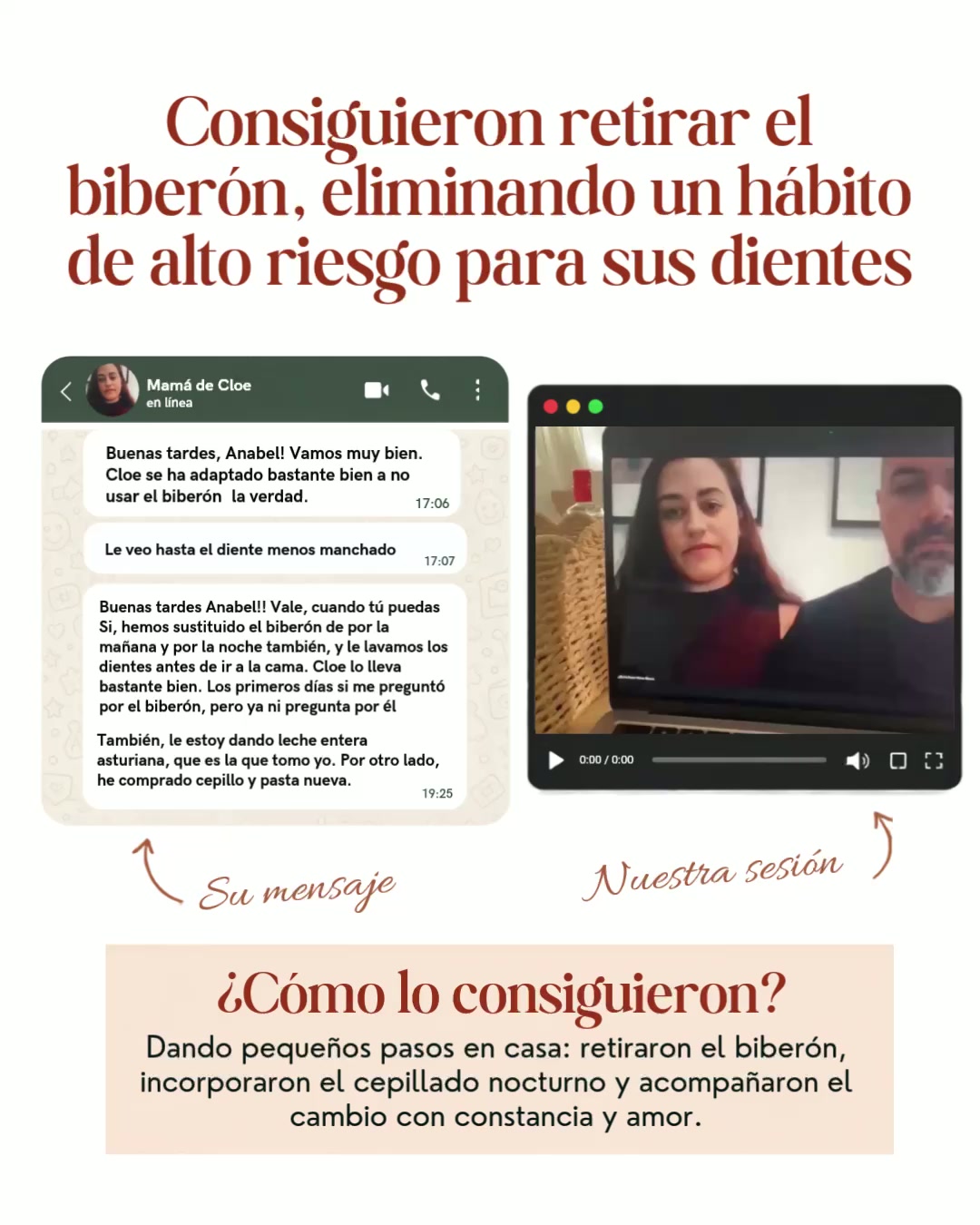 Vídeo del testimonio de Cloe